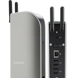 Toshiba выпустила универсальную стыковочную станцию с беспроводным USB-подключением